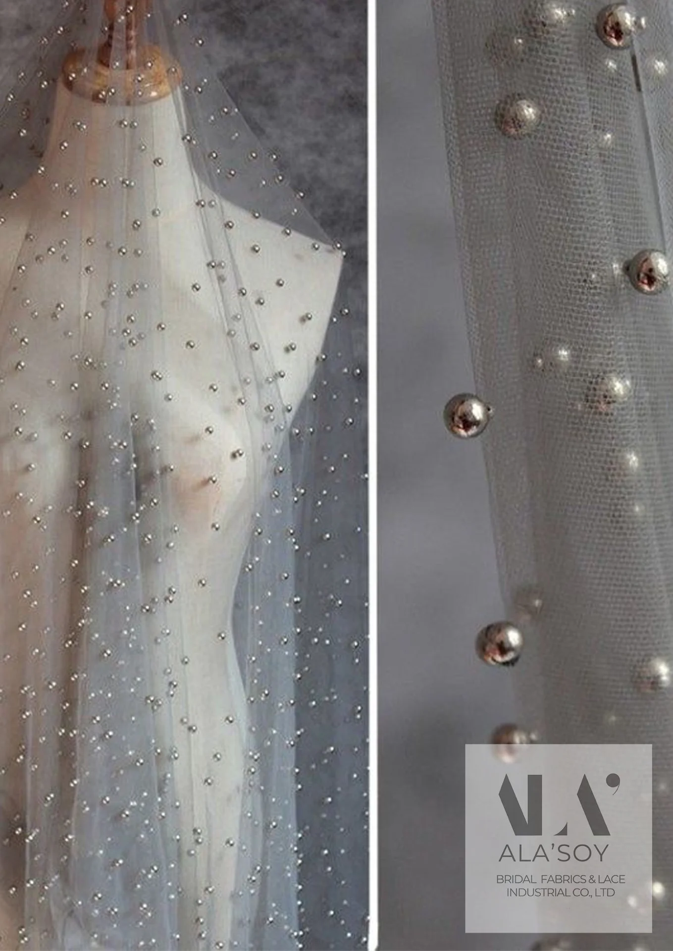 ALA`SOY BRIDAL FABRICS AND LACE
